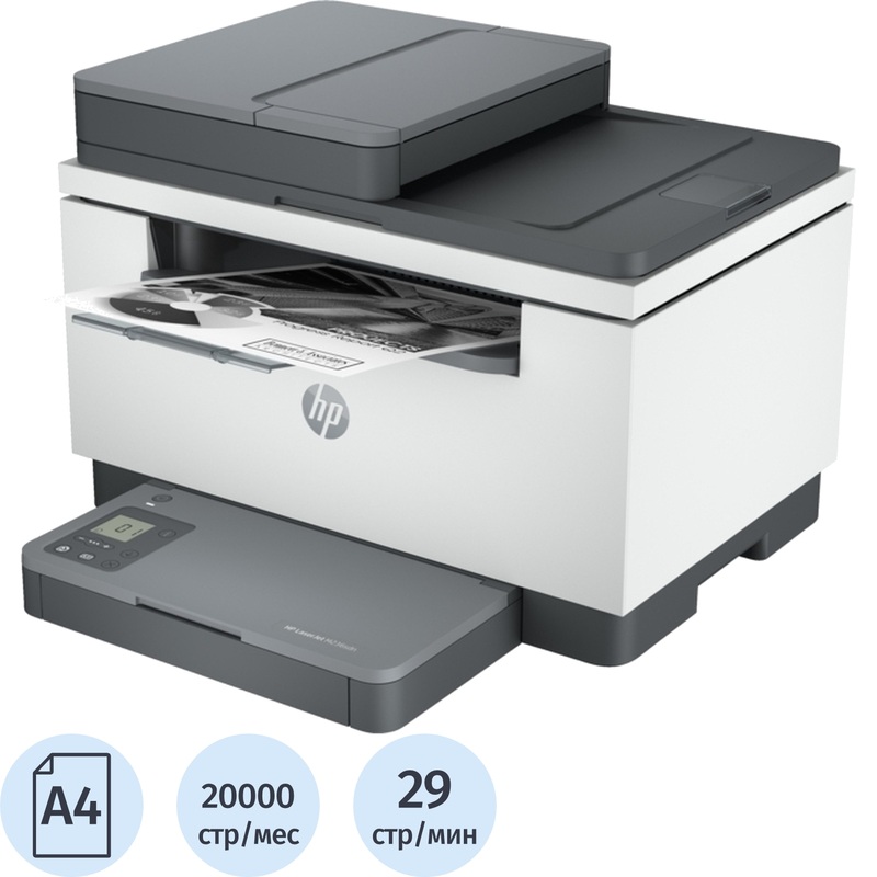Изображение товара МФУ лазерное HP LaserJet M236sdn (9YG08A) черно-белое