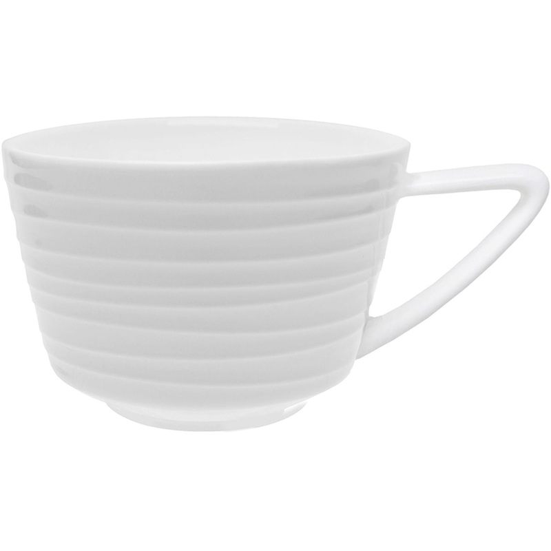 Изображение товара Чайная кружка Tudor England Royal Circle 300 мл 6 штук фарфор белая