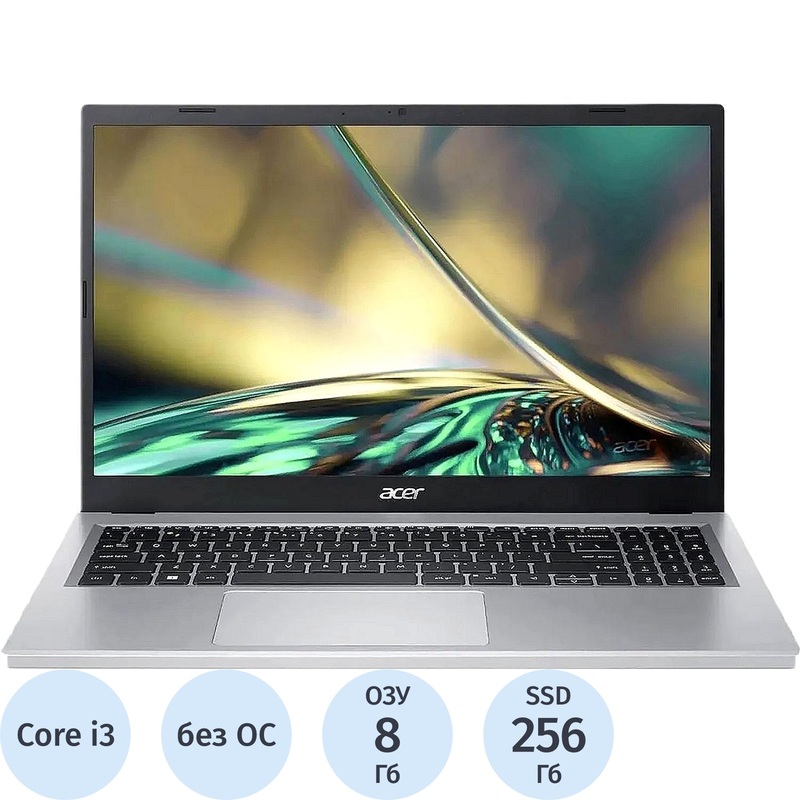 Изображение товара Ноутбук Acer Aspire A315-510P-30EA с 15.6 дюймовым экраном и SSD