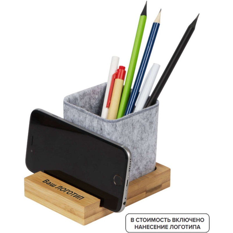 Изображение товара Настольный органайзер Takeshi с логотипом, 40 шт в упаковке