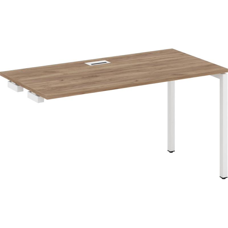 Изображение товара Стол приставной Style Project SN-4P.OPRS-024 (дуб табак/белый, 1580х800х750 мм)