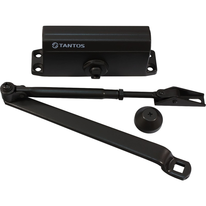 Изображение товара Доводчик дверной Tantos TS-DC065 до 75 кг черный с регулировкой скорости