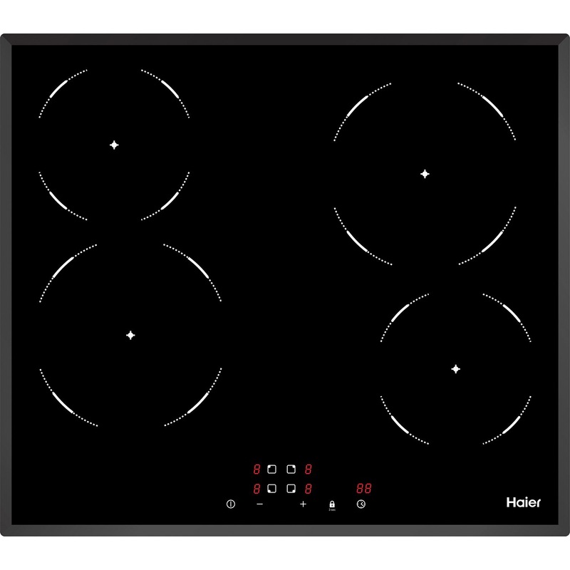 Изображение товара Haier HHY-C64NVB Варочная панель электрическая 4 конфорки инфракрасные стеклокерамика