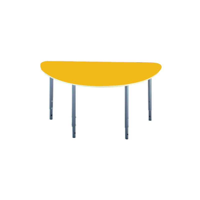 Изображение товара Стол детский регулируемый полукруглый желтый (рост 0-3)