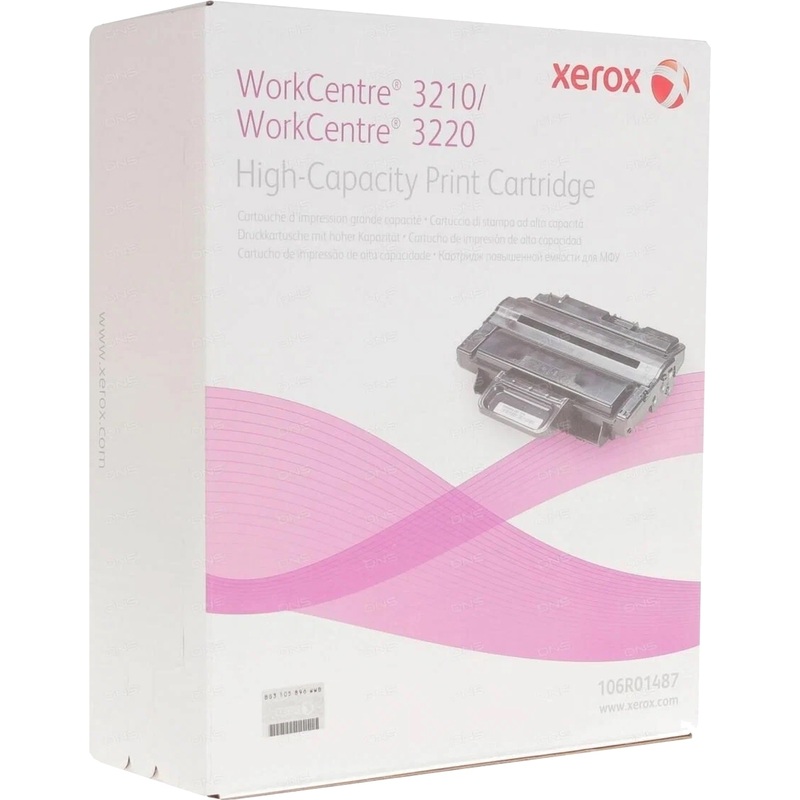 Изображение товара Картридж лазерный Xerox 106R01487 черный оригинальный повышенной емкости