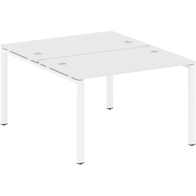 Изображение товара Рабочая станция Metal System Style БП.РАС-СП-2.2 белая 1200x1475x750 мм