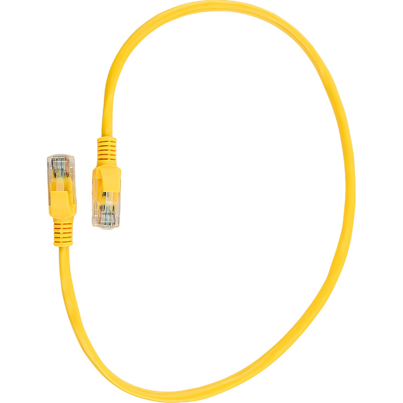 Изображение товара Патч-корд витая пара Cablexpert PP10-0.25M/Y 5e 0.25 м для Ethernet