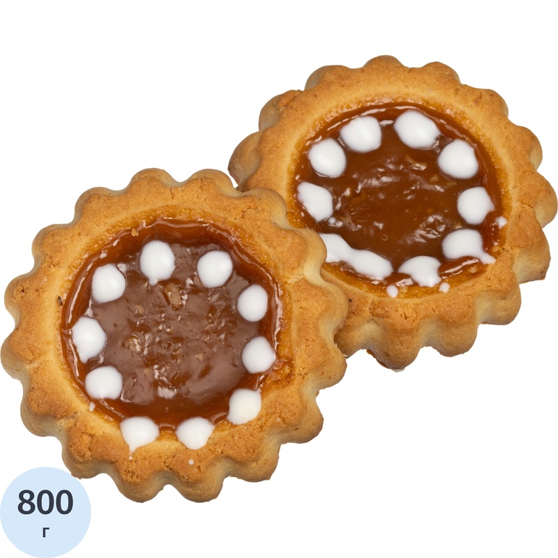 Изображение товара Печенье сдобное с вареной сгущенкой Дымка Задумка 800 г Россия