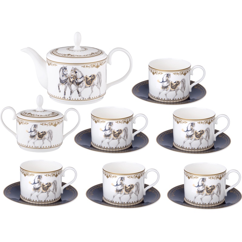 Изображение товара Сервиз чайный Lefard Horse Club на 6 персон 14 предметов фарфор