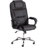 Кресло для руководителя Easy Chair Priority чёрное (экокожа,  металл)