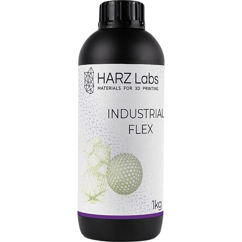 Изображение товара Фотополимер HARZ Labs Industrial Flex натуральный 0.94 л для 3D-принтера