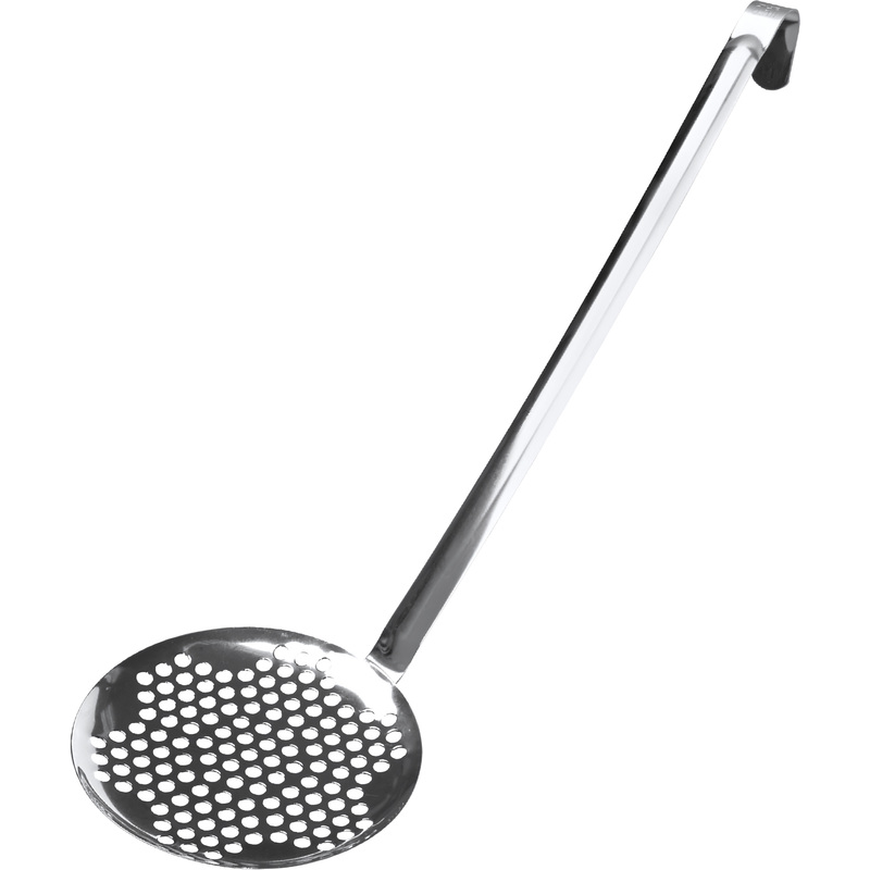 Изображение товара Шумовка из нержавеющей стали Luxstahl 40 см для профессиональной кухни