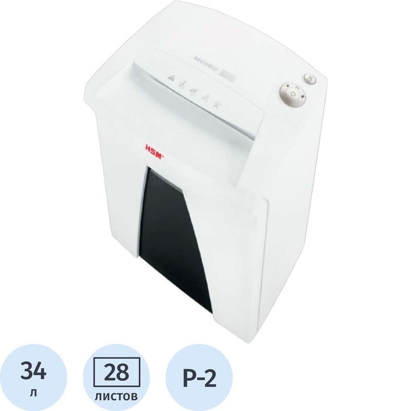 Изображение товара Шредер HSM Securio B24-5.8 2-й уровень секретности 34 литра