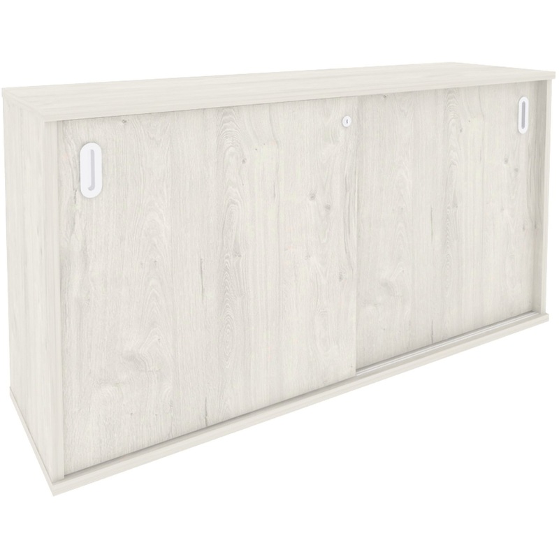 Изображение товара Шкаф-купе для документов Metal System Style Л.ШК-3.2 с двумя полками и замком, дуб наварра