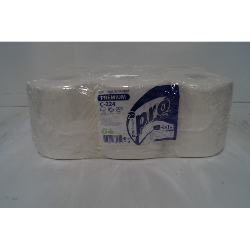 Изображение товара Рулонные бумажные полотенца Protissue M2/M4 2-слоя белые, 150 м Изображение товара Рулонные бумажные полотенца Protissue M2/M4 2-слоя белые, 150 м