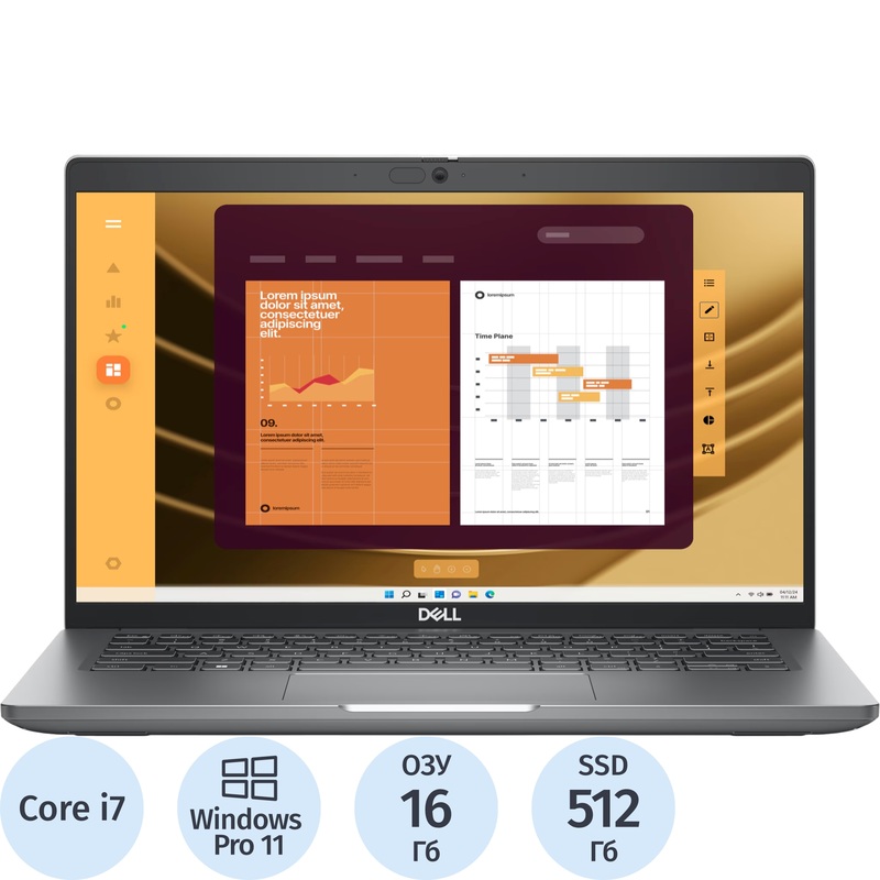 Изображение товара Dell Latitude 5550 15 6 1355U 16GB 512GB SSD ноутбук серый