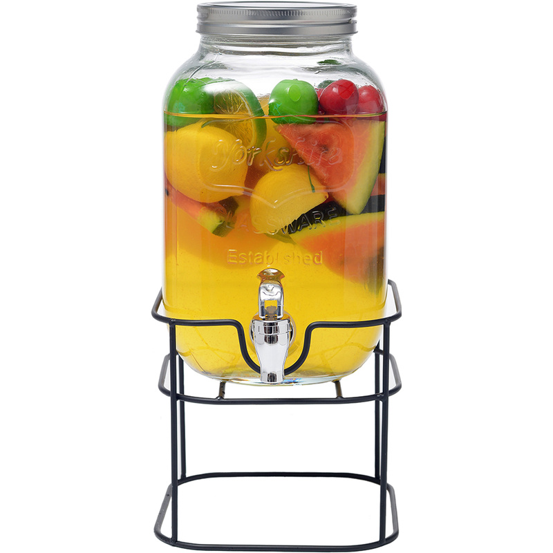 Изображение товара Уценка. Банка для напитков с краном P.L. Proff Cuisine стеклянная 4 л на подставке