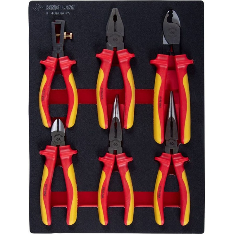 Изображение товара Набор пассатижей и бокорезов King Tony 6 предметов (9-40606GPV)