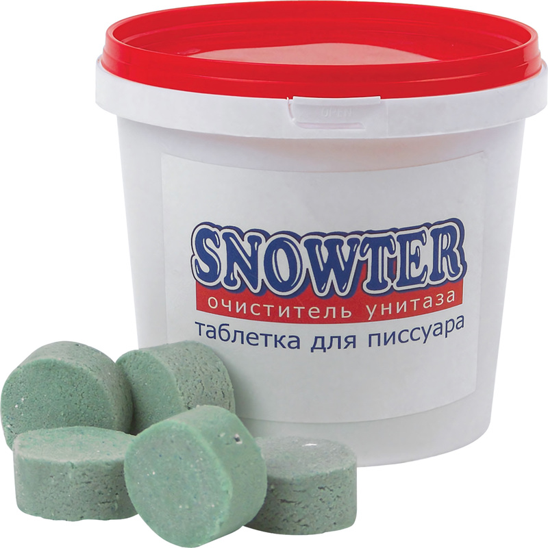 Изображение товара Таблетки для писсуаров Snowter 1 кг отдушки в ассортименте для дезинфекции и очистки