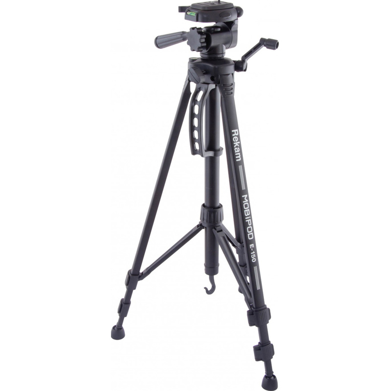 Изображение товара Штатив Rekam Mobipod E-160 трипод с панорамной головкой и максимумом 156 см высоты