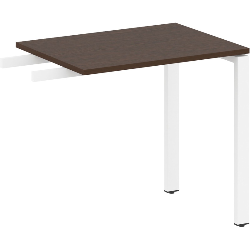 Изображение товара Приставка-брифинг Metal System Style БП.ПР-2 (венге цаво/белый, 800x600x750 мм)