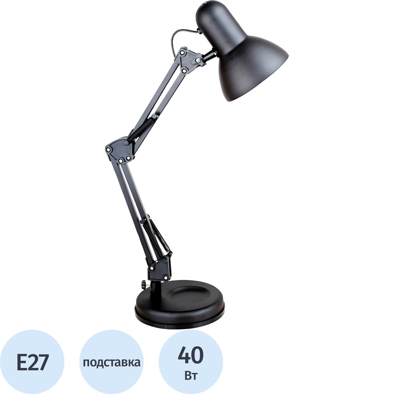 Изображение товара Светильник настольный Camelion KD-313 черный