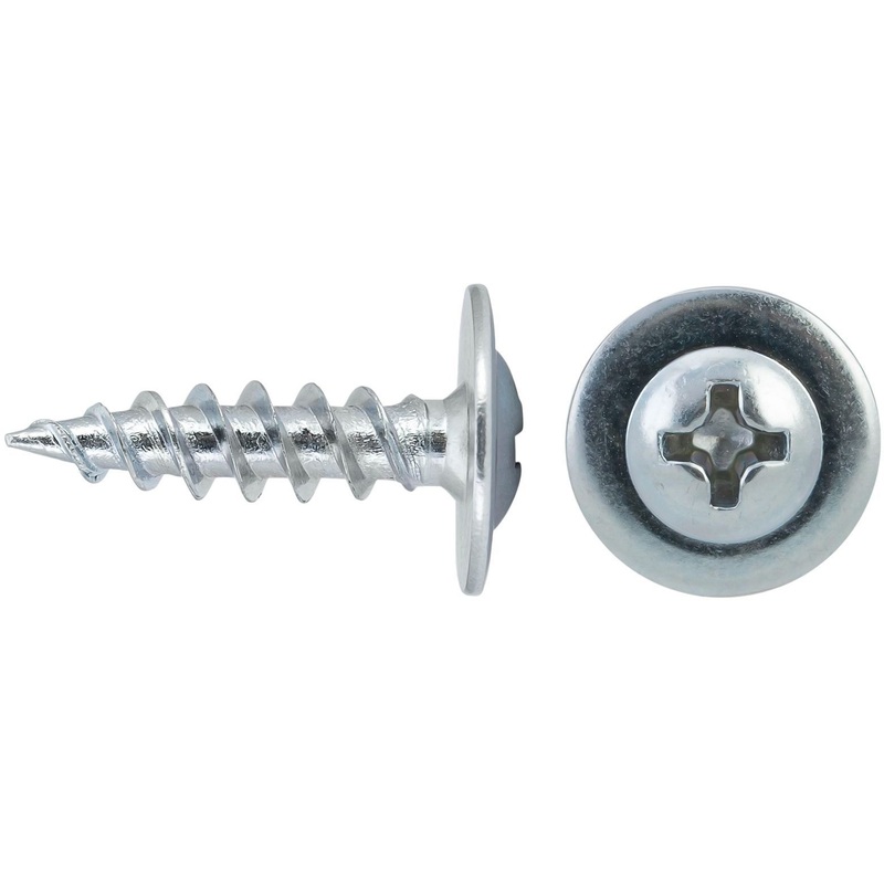 Изображение товара Саморезы по металлу и гипсокартону Zitar 4.2х13 мм, 1500 штук, оцинкованные