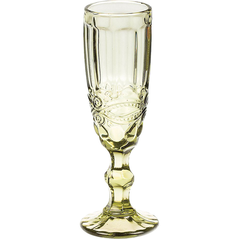 Изображение товара Бокал (фужер) для шампанского P.L. Proff Cuisine Green Glass стеклянный 150 мл (6 штук в упаковке)