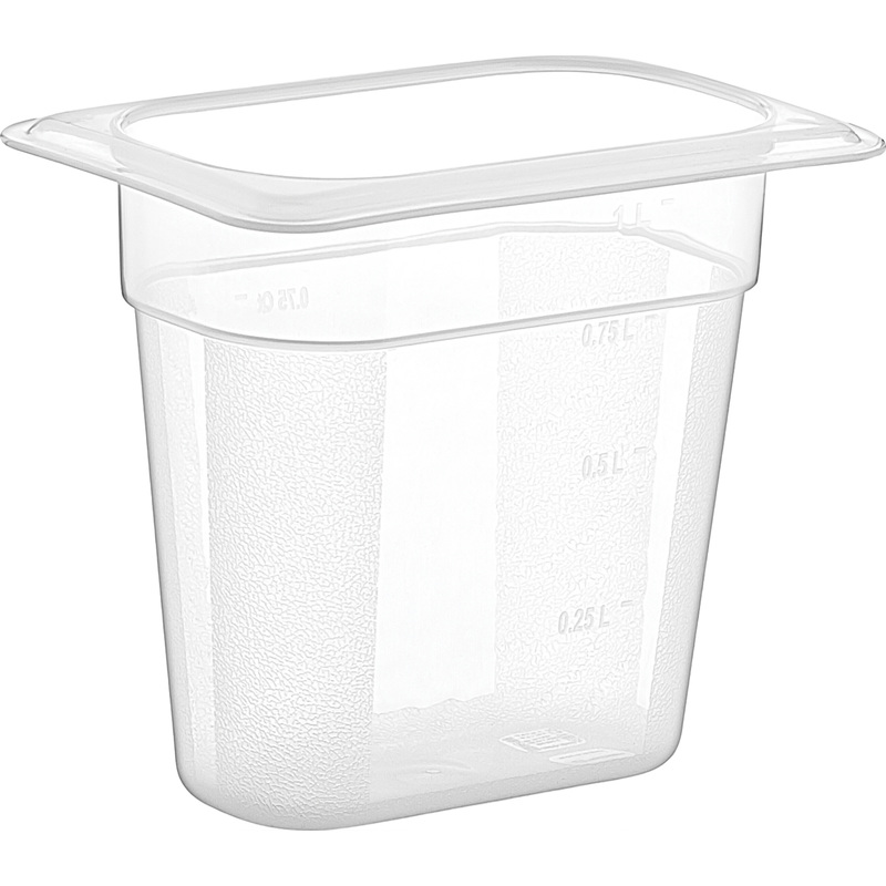 Изображение товара Гастроёмкость Gastroplast GN 1/9 1 л из полипропилена для ресторанов и кафе