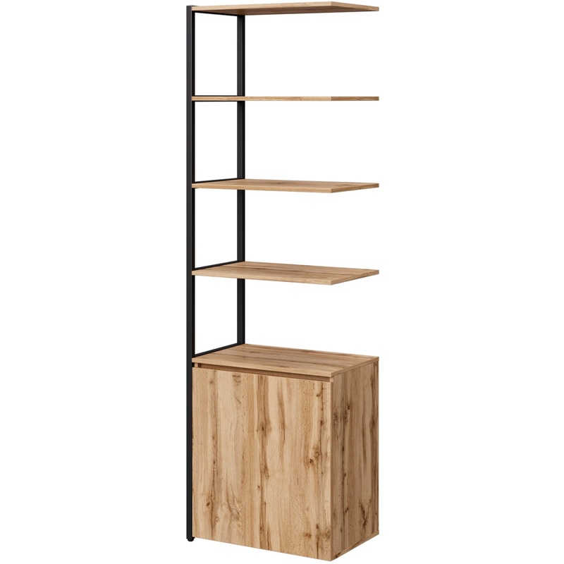 Изображение товара Полустеллаж для документов Easy to lead K-Loft 241H027 дуб натуральный черный 645х400х2105 мм