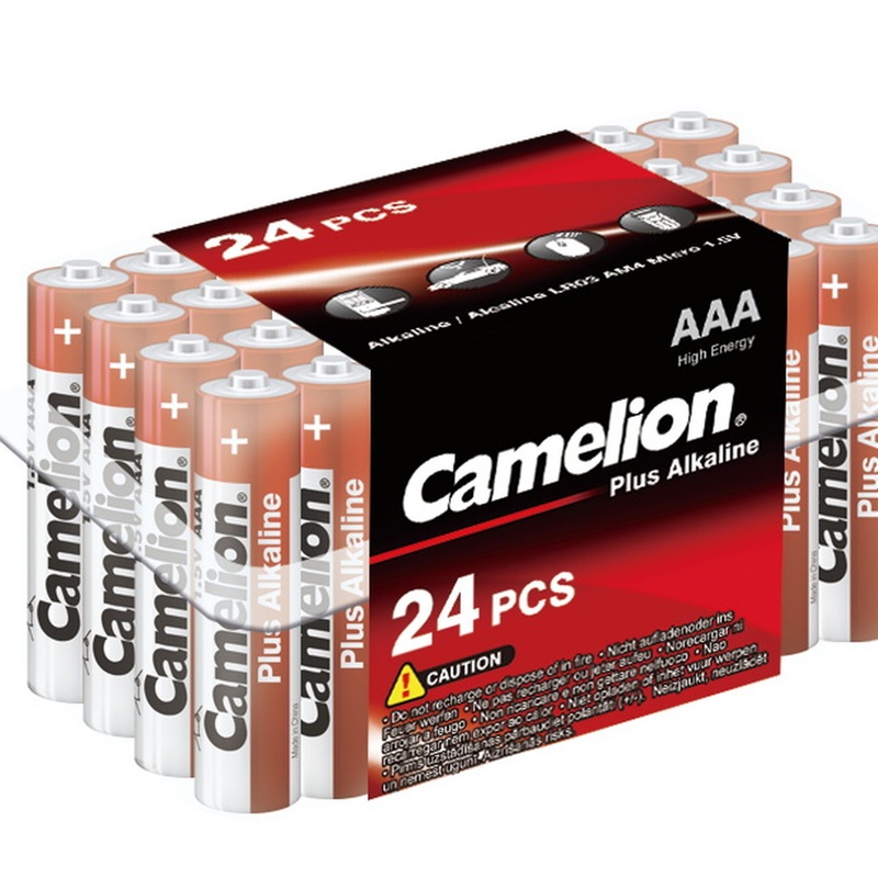 Изображение товара Уцененные батарейки ААА Camelion Plus Alkaline 24 шт для портативных устройств