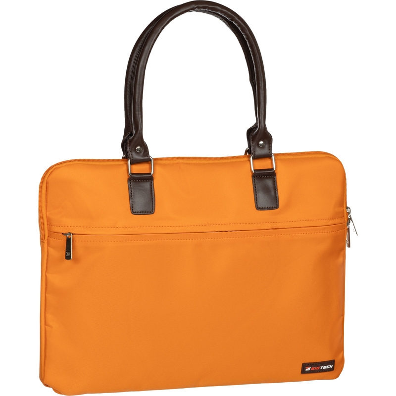 Изображение товара Сумка для ноутбука 15.6 BigTech Bright оранжевая LB-BT-01OR