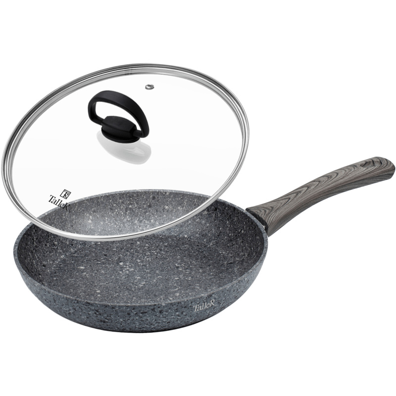 Изображение товара Сковорода TalleR 26 см с антипригарным покрытием и крышкой