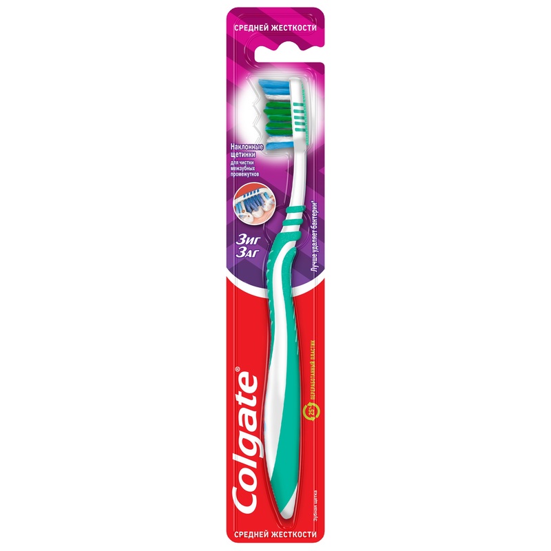 Изображение товара Зубная щетка Colgate Зиг Зэг средней жесткости для взрослых 72 шт