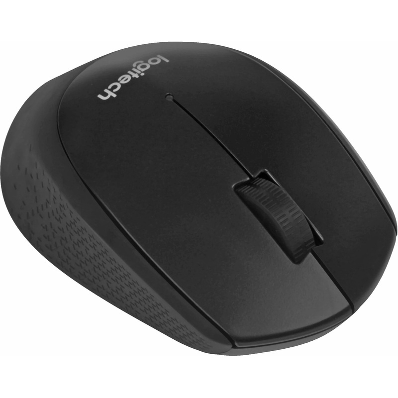 Изображение товара Беспроводная мышь Logitech M330 Silent Plus чёрная с радиоканальным интерфейсом