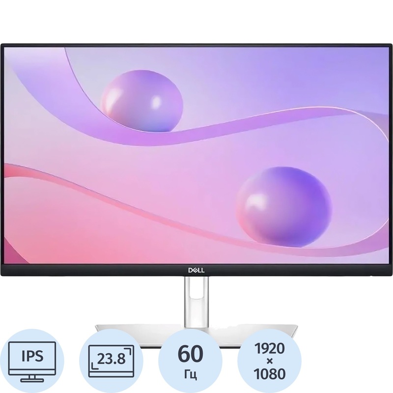 Изображение товара Монитор 23.8 Dell P2424HT IPS Full HD HDMI Displayport USB-C черный/серебристый