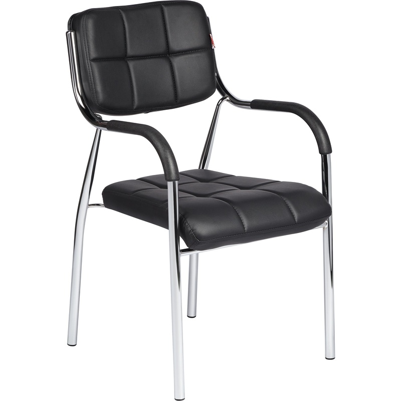 Изображение товара Офисный стул Easy Chair 805VP черный с хромированным каркасом