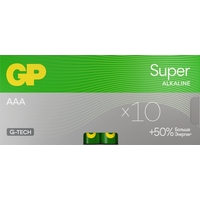Батарейка ААА мизинчиковая GP Super (10 штук в упаковке)