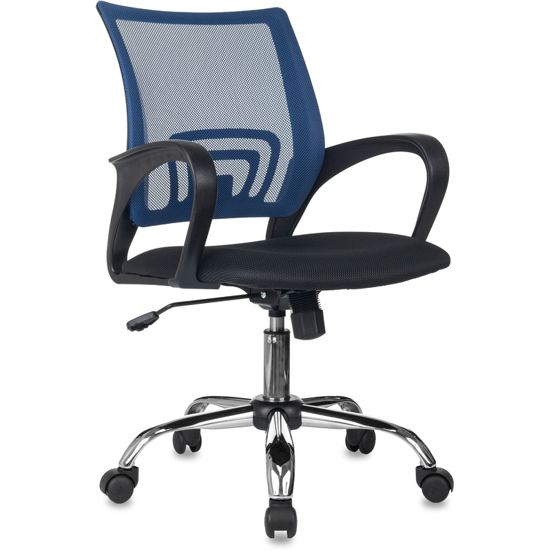 Изображение товара Офисное кресло Комус Мебель EChair-396 с сеткой и поясничным упором