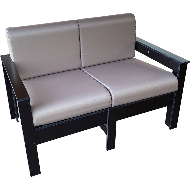 Изображение товара Диван двухместный Victoria (бежевый, 1260х730х860 мм)