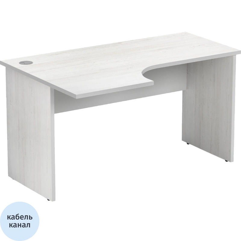 Изображение товара Стол эргономичный Комус Мебель (Easy to lead) Easy Business 438.259 левый (сосна винтер, 1400х600х747 мм)