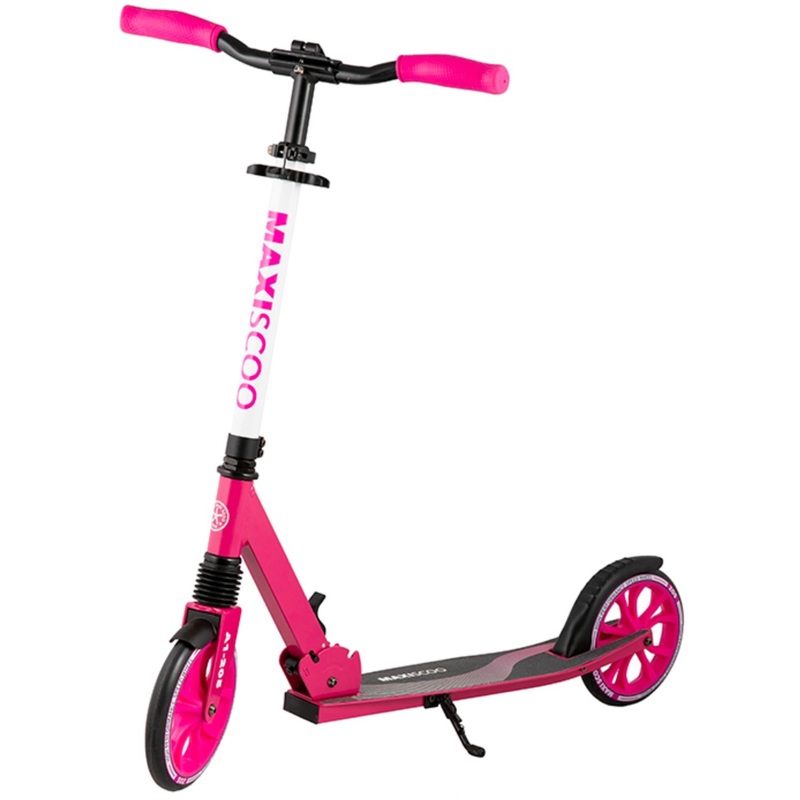 Изображение товара Городской самокат Maxiscoo 205/205 мм розовый с амортизационной вилкой