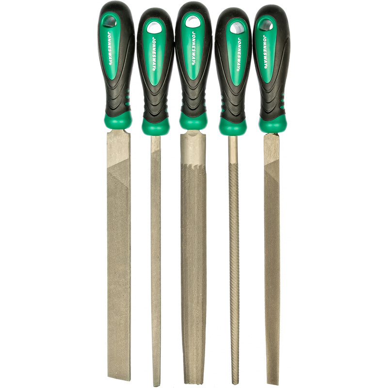 Изображение товара Набор напильников Jonnesway 200 мм 5 предметов (MF05S)