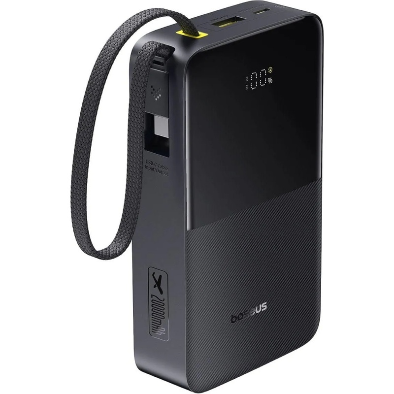 Изображение товара Внешний аккумулятор (power bank) Baseus EnerFill FC51 Bipow2 Pro 20000 мАч 22.5W чёрный (E0027701) Изображение товара Внешний аккумулятор (power bank) Baseus EnerFill FC51 Bipow2 Pro 20000 мАч 22.5W чёрный (E0027701)