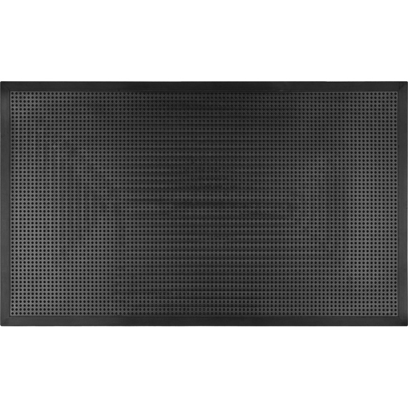 Изображение товара Коврик грязезащитный ячеистый 60x100 см чёрный FG-KM-004