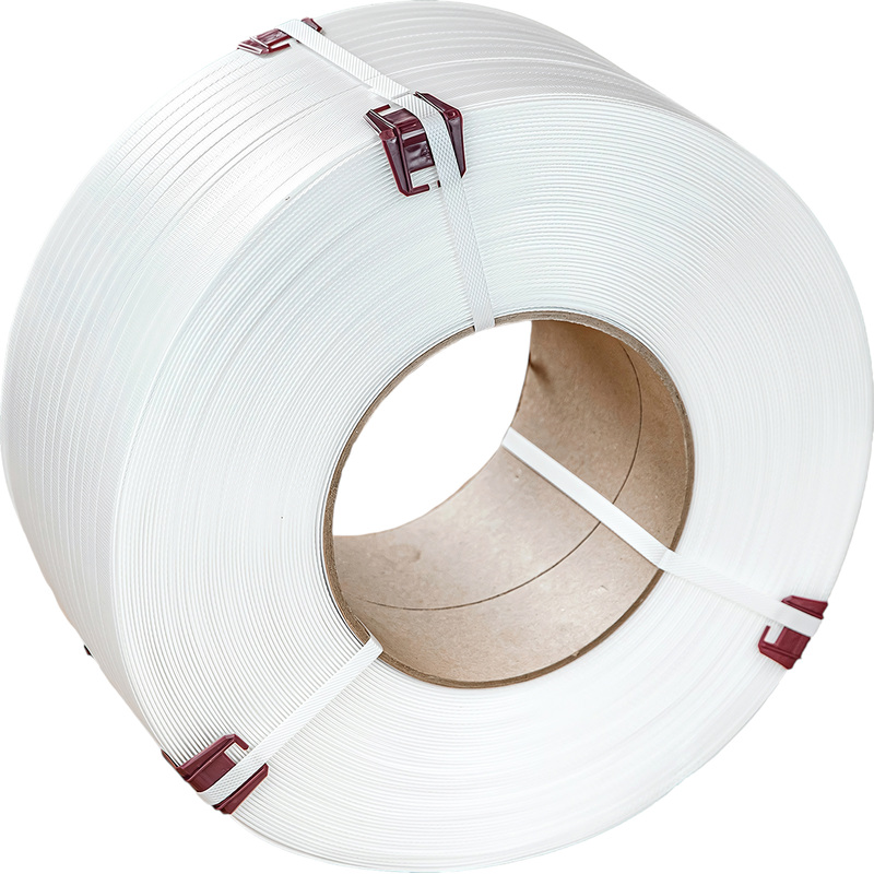 Изображение товара Стреппинг лента полипропиленовая белая 12x0.8 мм длина 500 м