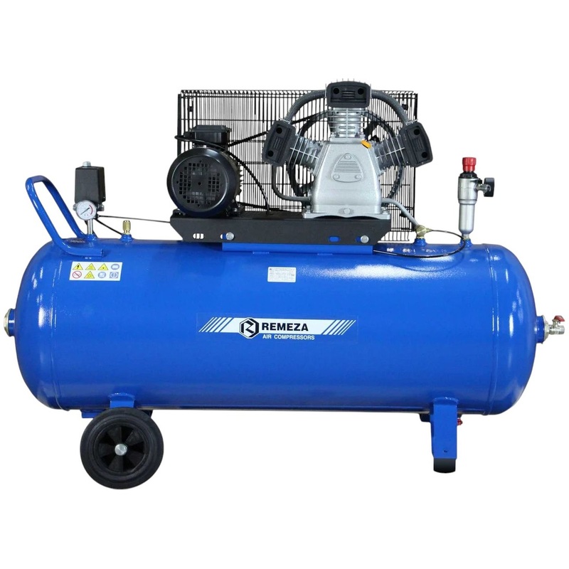Изображение товара Компрессор ременной Remeza СБ 4/С-200 LB 40 200л 2 цилиндра 380В