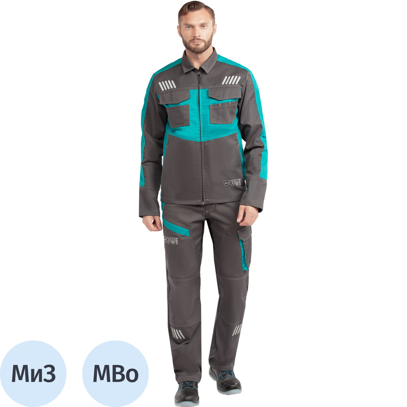 Изображение товара Куртка рабочая летняя мужская Алистер с светоотражающим принтом