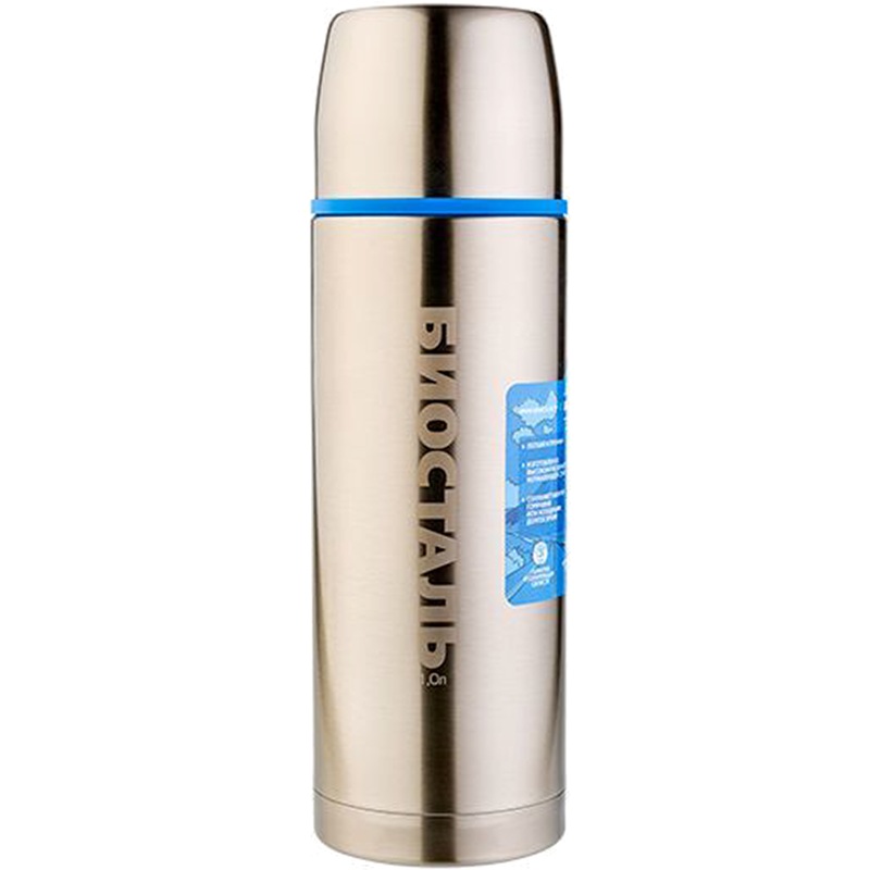 Изображение товара Термос Biostal Авто 1.2 л серый NBP-1200-1 (с чехлом)