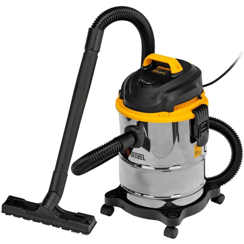 Изображение товара Пылесос строительный Denzel SVC15 мощностью 1200Вт с функцией сбора воды